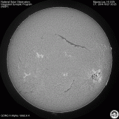 ltima imagen del Sol, tomada por el Observatorio Mauna Loa